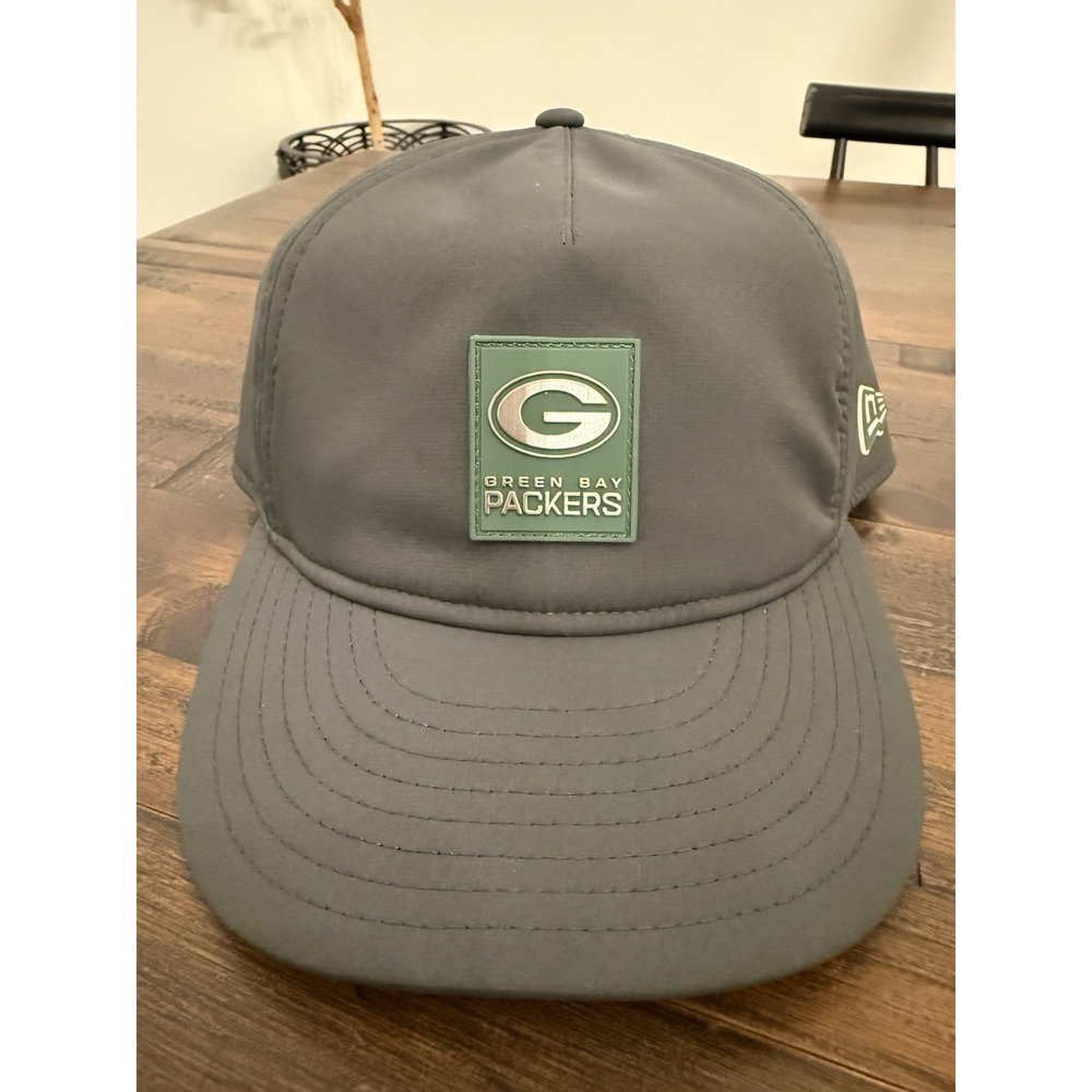 New Era Fitted Sz 7 1/2 Green Bay Packers Hat Cap Grey Thermal Cold Weather NWOT